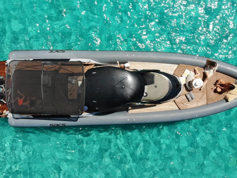 Motorboat rental with or without captain Sacs Ibiza Town