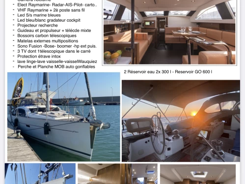 Wauquiez Pilot Saloon 48 charter bareboat or captained in  Durrës District