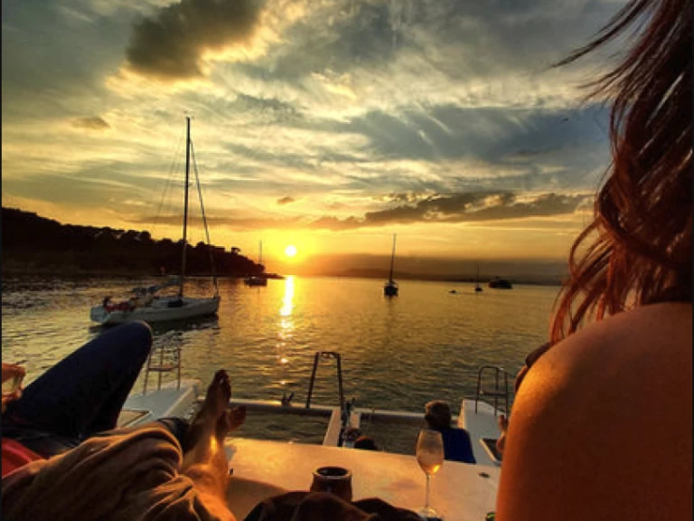 Bareboat Rental Catamaran Lagoon with a boat licence