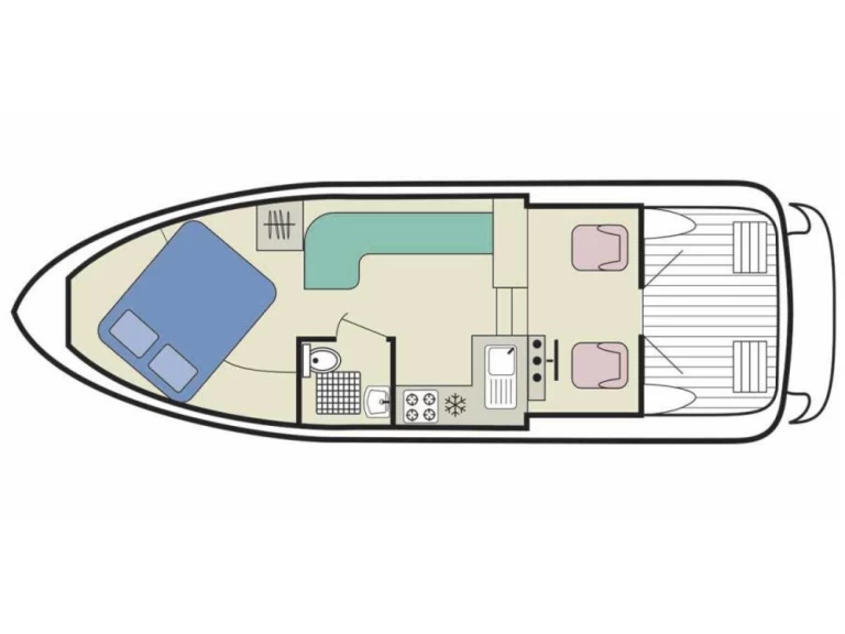 Bareboat Rental Motorboat Le Boat with a boat licence
