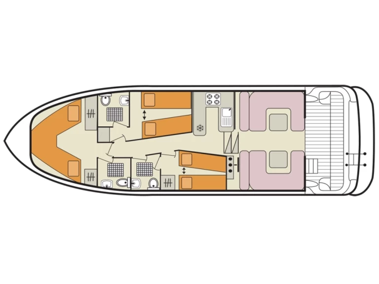 Motorboat rental with or without captain Le Boat Trèbes