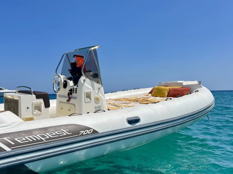 Capelli Tempest 700 charter bareboat or captained in  Port Cogolin