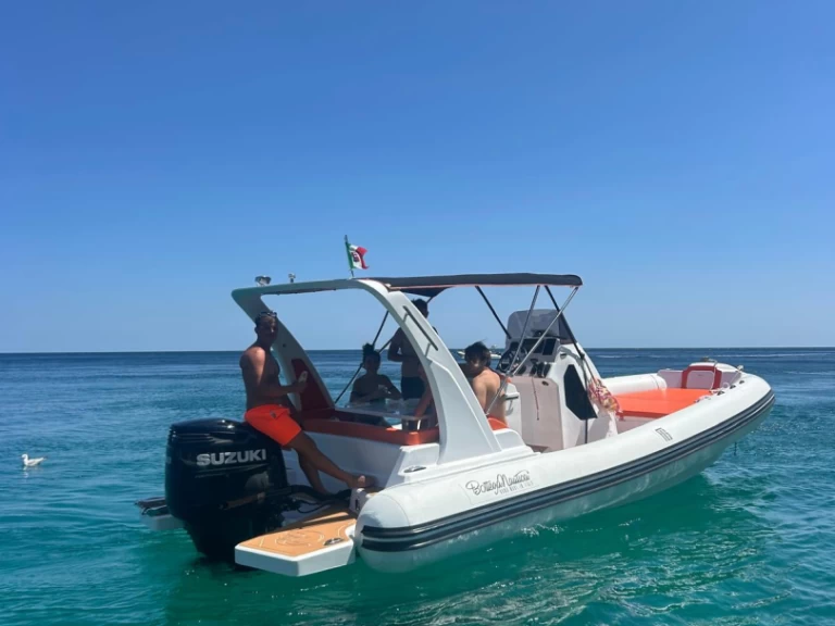 Bareboat Rental RIB Bottega Nautica with a boat licence