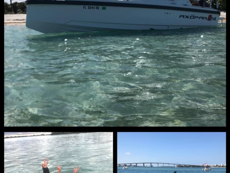 Axopar 24 HT charter bareboat or captained in  Riviera Beach