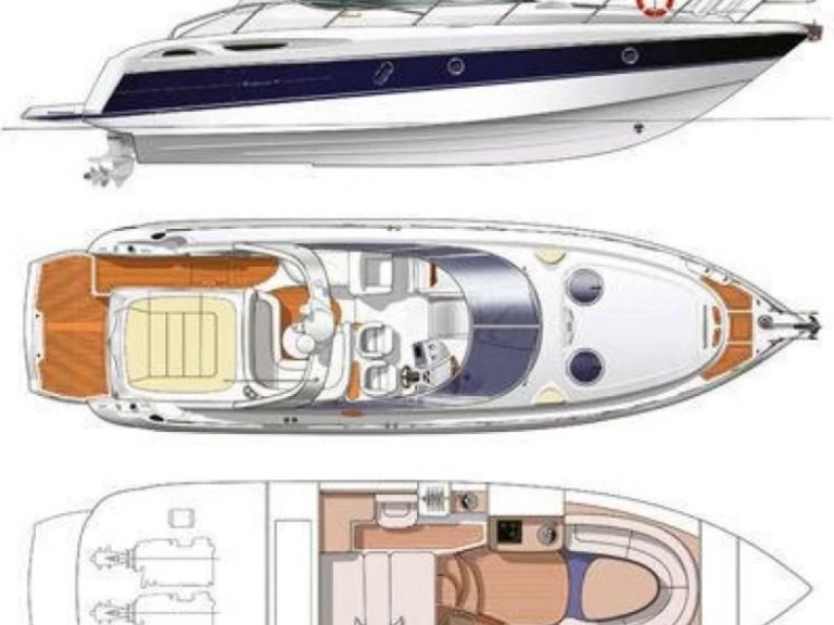 Motorboat rental with or without captain Cranchi Porto-Vecchio