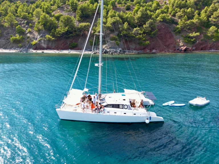 Bareboat Rental Catamaran Plan-Caroff with a boat licence