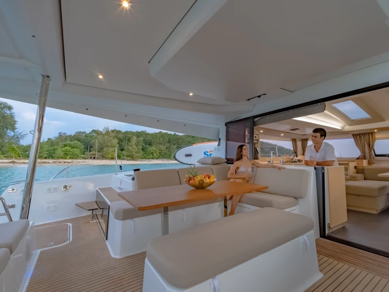 Fountaine Pajot Elba 45 charter bareboat or captained in  Phuket Yacht Haven Marina