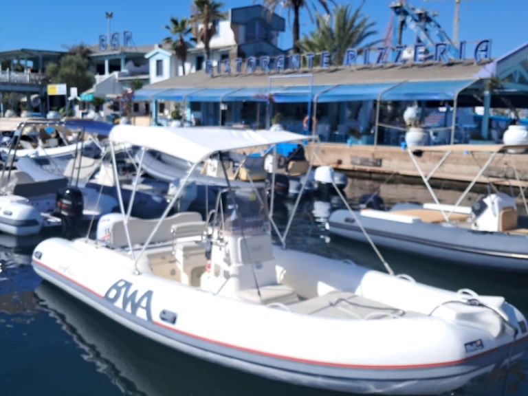 Bwa Sport 19 GT charter bareboat or captained in  Arbatax Port