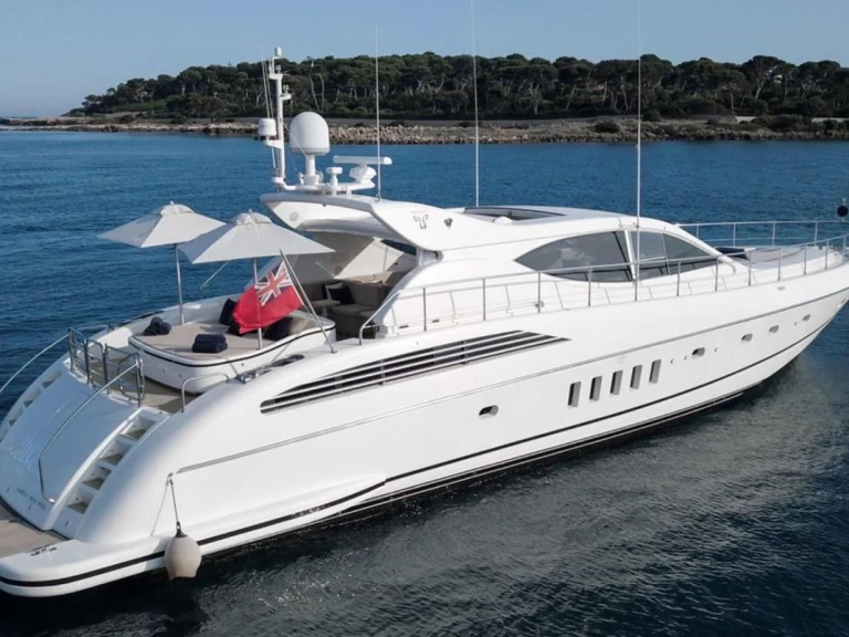 Luxury Yacht rental with or without captain Leopard Golfe-Juan