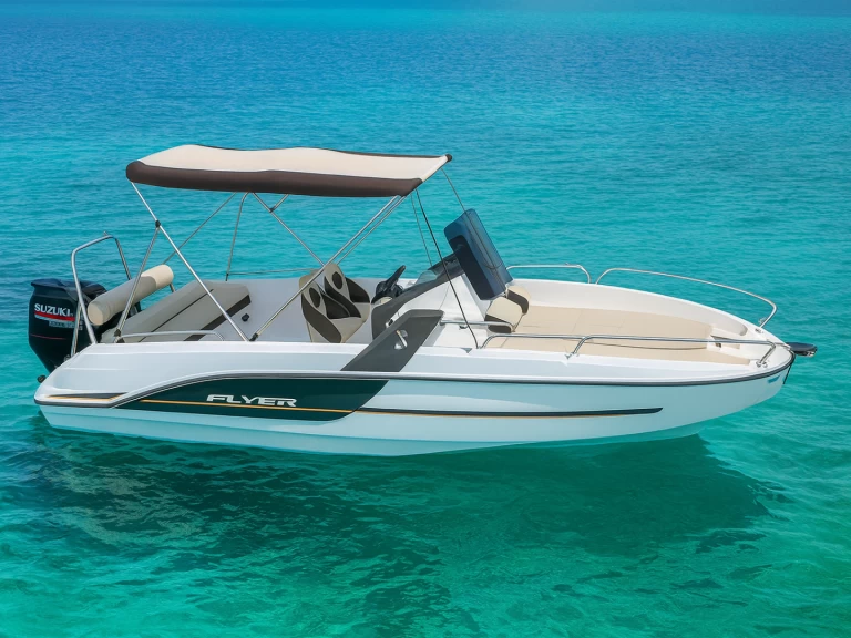 Bareboat Rental Motorboat Bénéteau with a boat licence