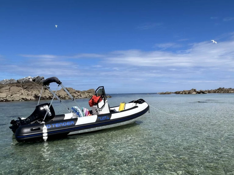 Bareboat Rental RIB 3D Tender with a boat licence