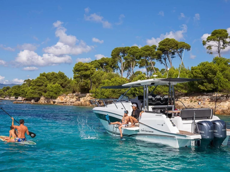 Jeanneau Cap Camarat 10.5 WA charter bareboat or captained in  Saint-Jean-Cap-Ferrat