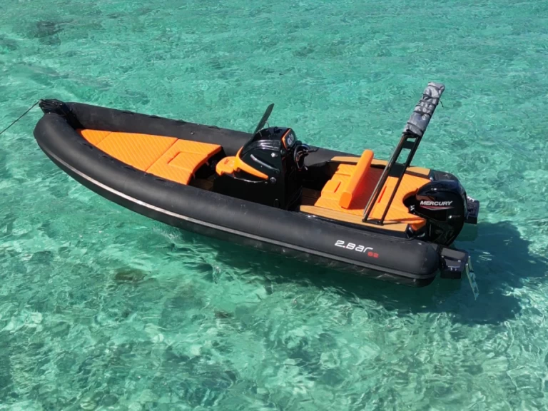 Bareboat Rental RIB 2bar with a boat licence