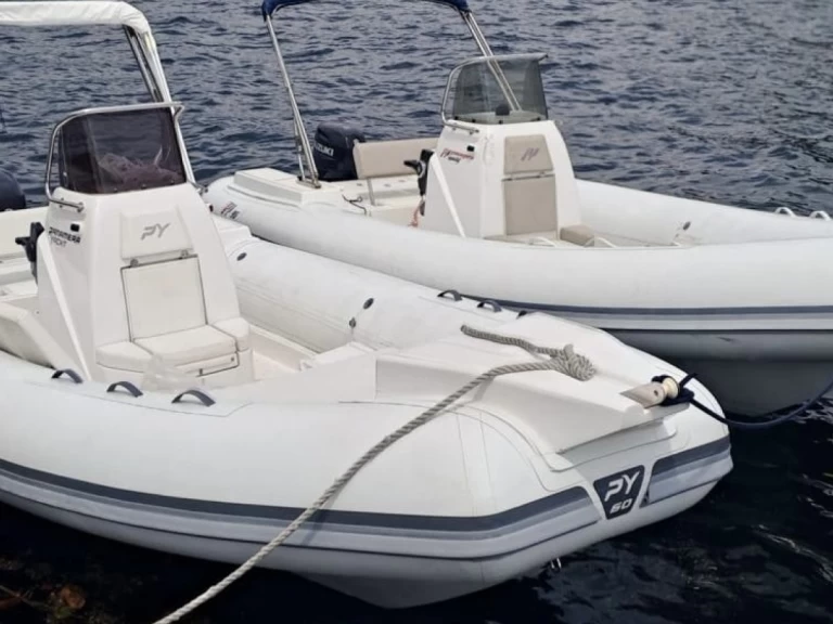 Bareboat Rental RIB Panamera with a boat licence