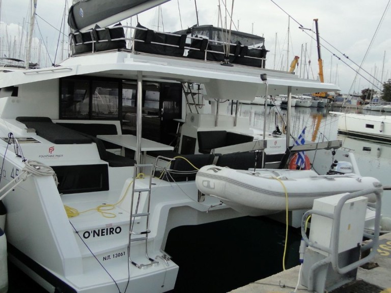 Fountaine Pajot Elba 45 charter bareboat or captained in  Alimos