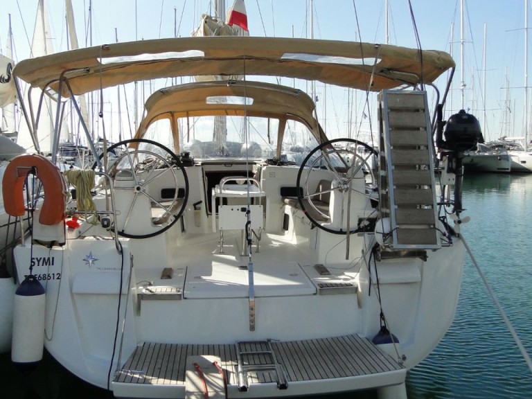 Jeanneau Sun Odyssey 479 charter bareboat or captained in  Alimos