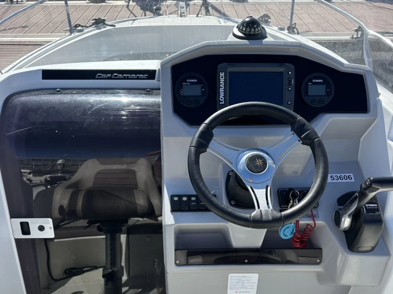 Jeanneau Cap Camarat 6.5 CC Serie 2 charter bareboat or captained in  Le Havre