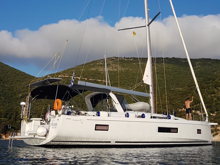 Bénéteau Oceanis 51.1 charter bareboat or captained in  Paros (Island)