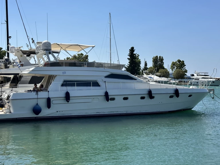 Bareboat Rental Luxury Yacht Ferretti with a boat licence