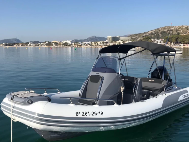 Grand Boats Golden Line G650LF charter bareboat or captained in  Puerto de Pollensa