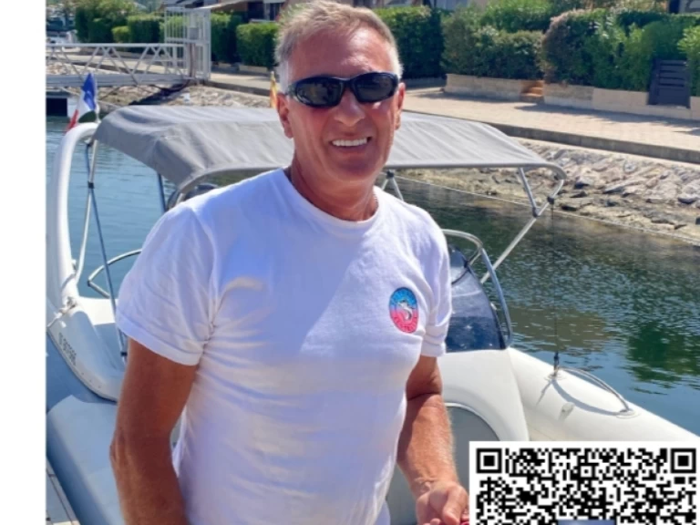 Zodiac Medline 3 charter bareboat or captained in  Argelès-sur-Mer