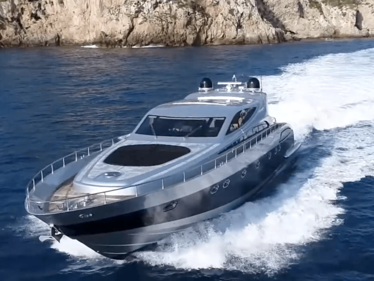 Alfamarine 78 charter bareboat or captained in  Saint-Tropez