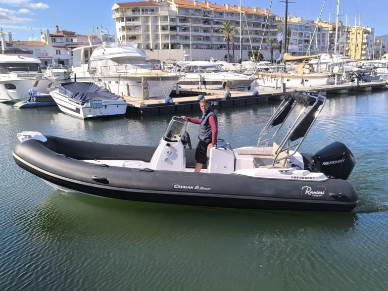 Ranieri Cayman 21 Sport charter bareboat or captained in  Empuriabrava