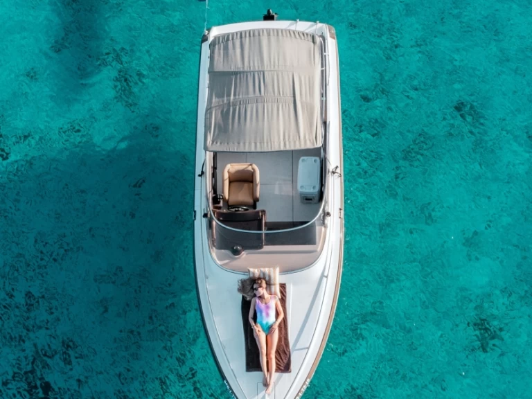 Cranchi Clipper 760 charter bareboat or captained in  Ibiza Town