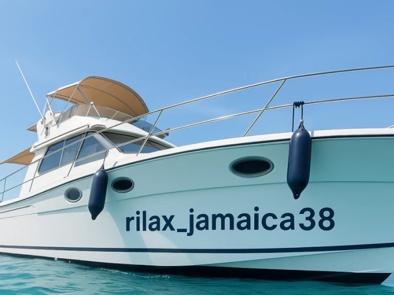 Gin sea Jamaica 38 charter bareboat or captained in  Cannes
