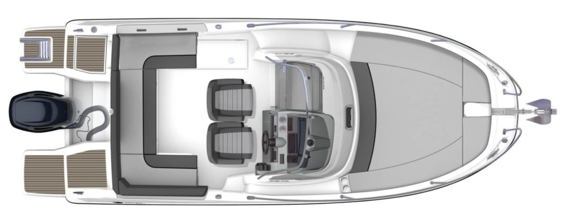 Yacht charter Antibes cheap Cap Camarat 6.5 WA Serie 3