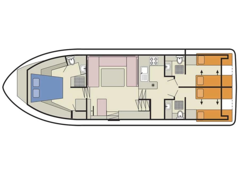 Bareboat Rental Motorboat Le Boat with a boat licence