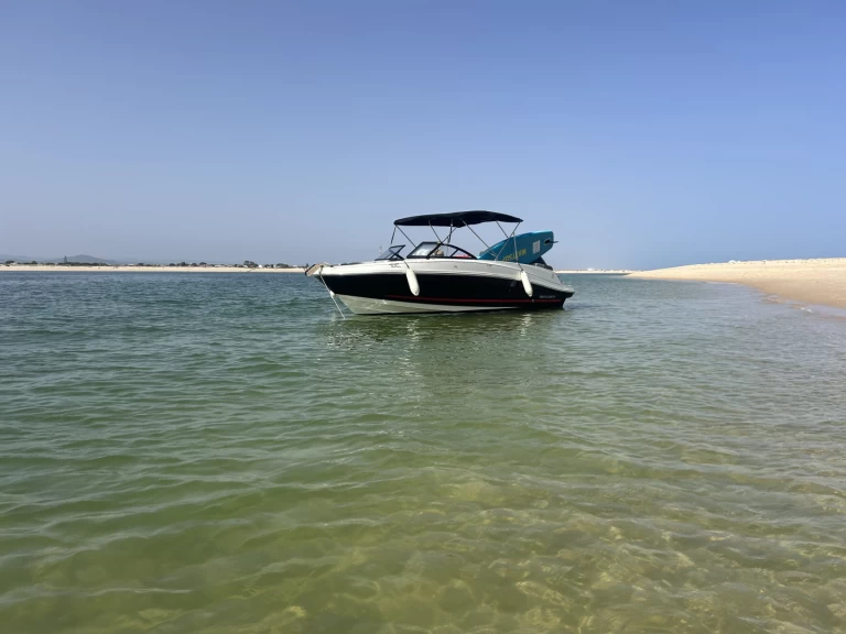 Bayliner VR6 OB charter bareboat or captained in  Faro