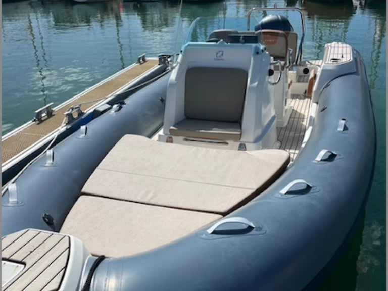 Bareboat Rental RIB Zodiac with a boat licence