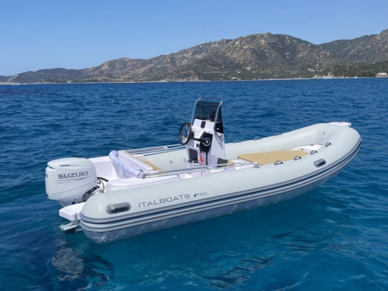 Bareboat Rental RIB Italboats with a boat licence