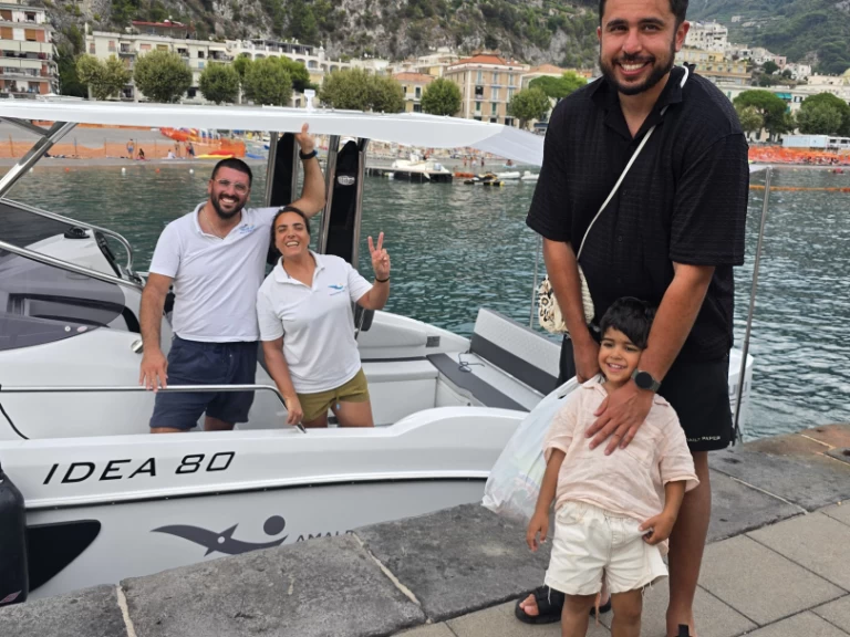 Motorboat rental with or without captain Idea Marine Amalfi