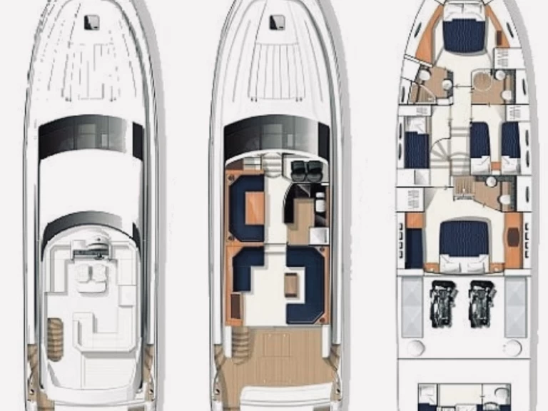 Luxury Yacht for rent Portisco at the best price