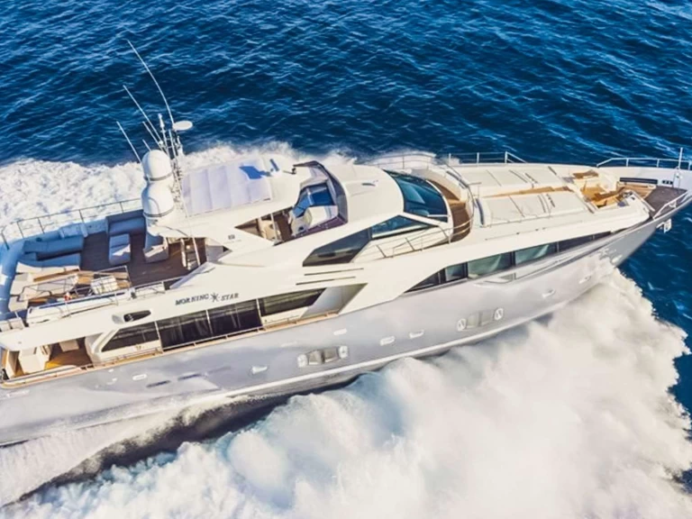 Luxury Yacht rental with or without captain Ferretti Kumbor