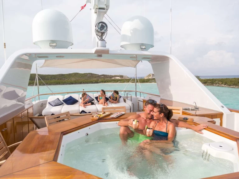 Bareboat Rental Luxury Yacht Palmer Johnson with a boat licence