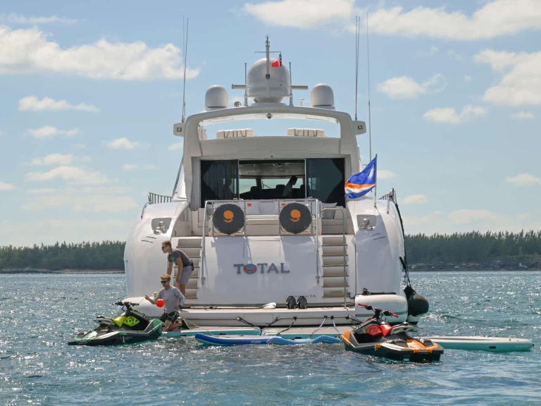Luxury Yacht rental with or without captain Mangusta Hurricane Hole