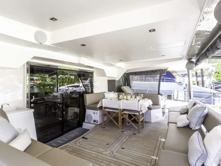 Privilege ALLURE 64 charter bareboat or captained in  Grenadines