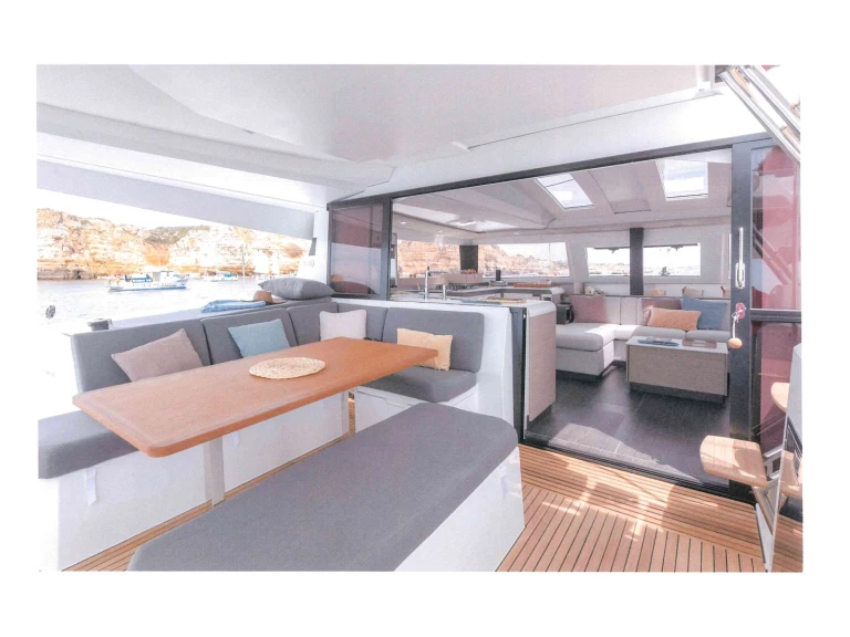 Bareboat Rental Catamaran Fountaine Pajot with a boat licence