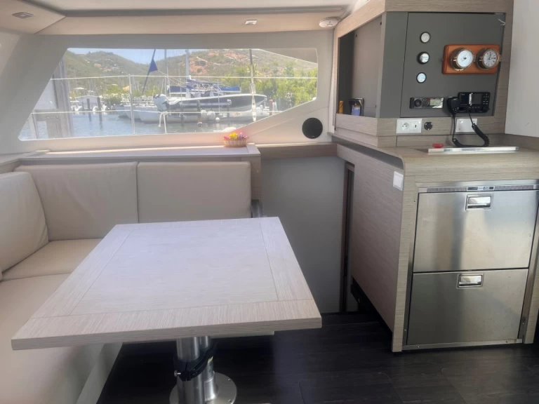 Bareboat Rental Catamaran Fountaine Pajot with a boat licence