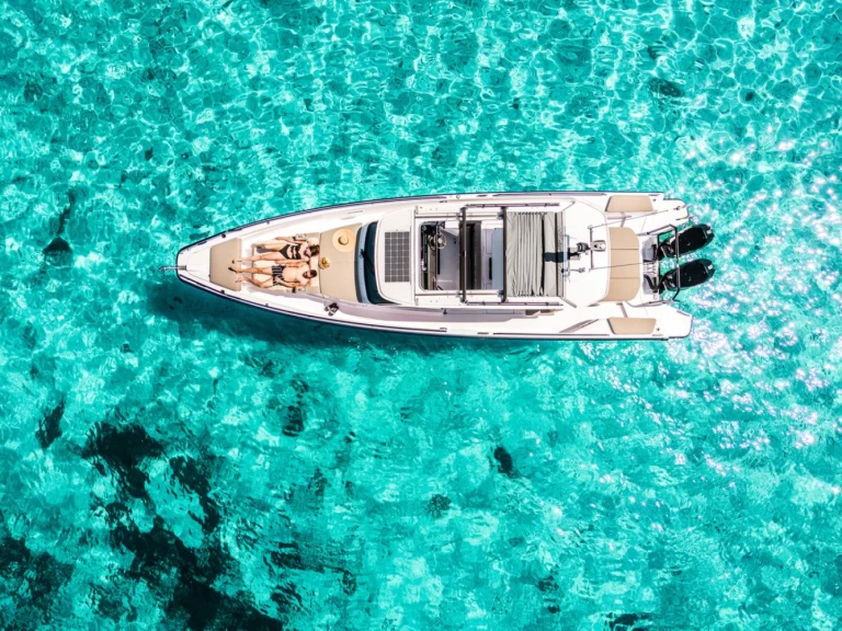 Axopar Axopar 37 Sun-Top charter bareboat or captained in  Zaton