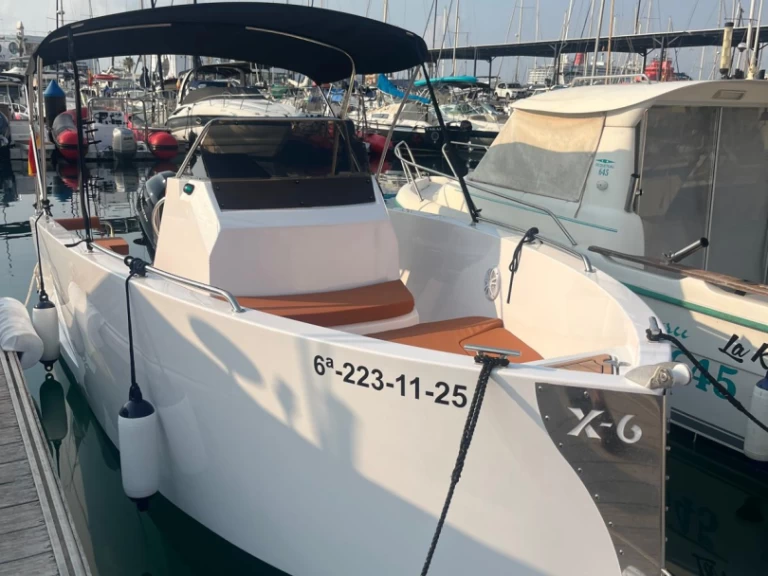 Boats maks Catt X6 charter bareboat or captained in  Alicante