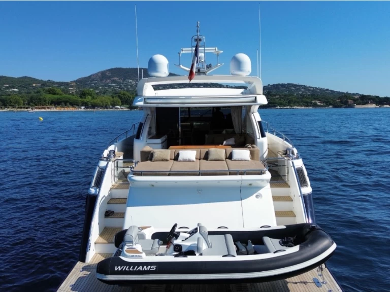 Princess Princess V78 charter bareboat or captained in  Cannes