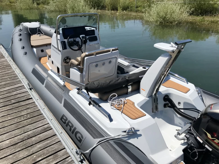 Bareboat Rental RIB Brig with a boat licence