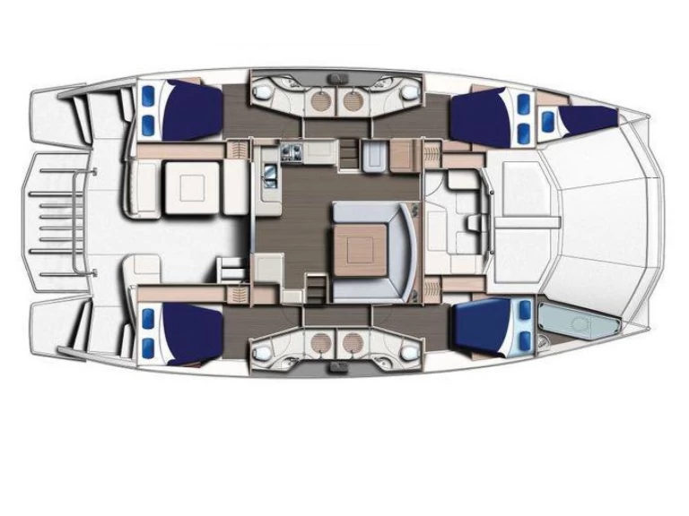 Bareboat Rental Motorboat Leopard with a boat licence