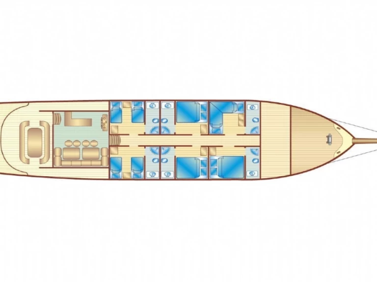 Luxury Yacht rental with or without captain Bibi Aysegul Gulet Bodrum harbour