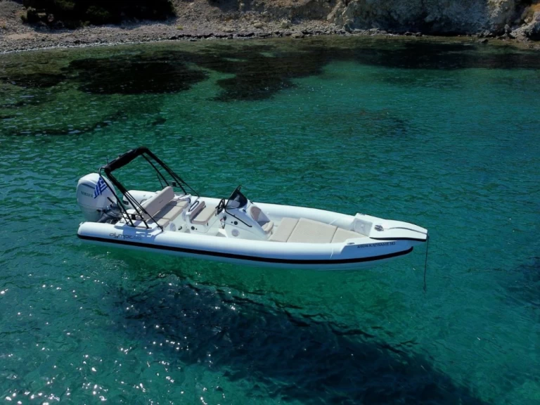 Bareboat Rental RIB Olympic with a boat licence