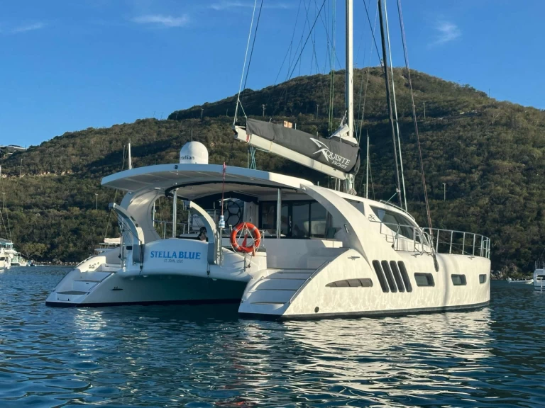 Xquisite Yachts STELLA BLUE charter bareboat or captained in  U.S. Virgin Islands